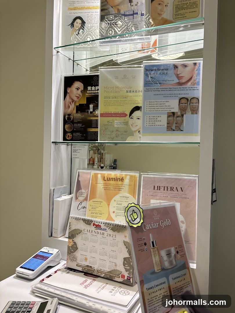 Beauty Product Display