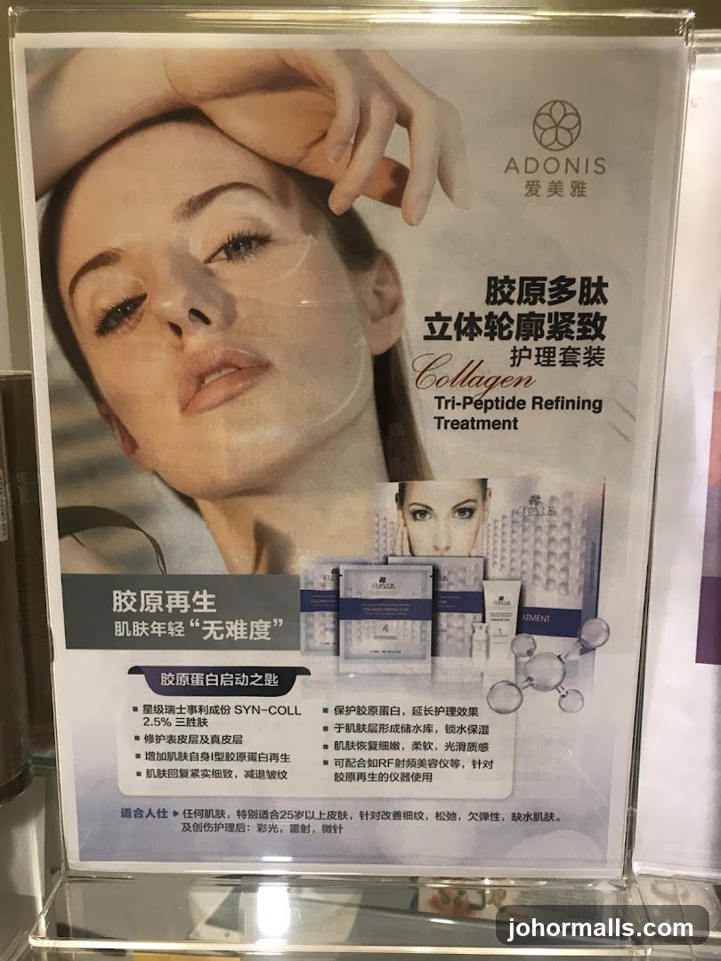 Adonis Collagen Tri-Peptide Refining Treatment Poster