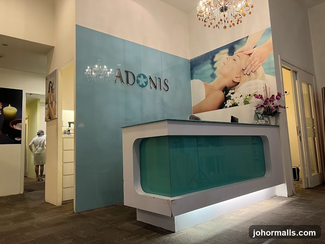 Spa reception area
