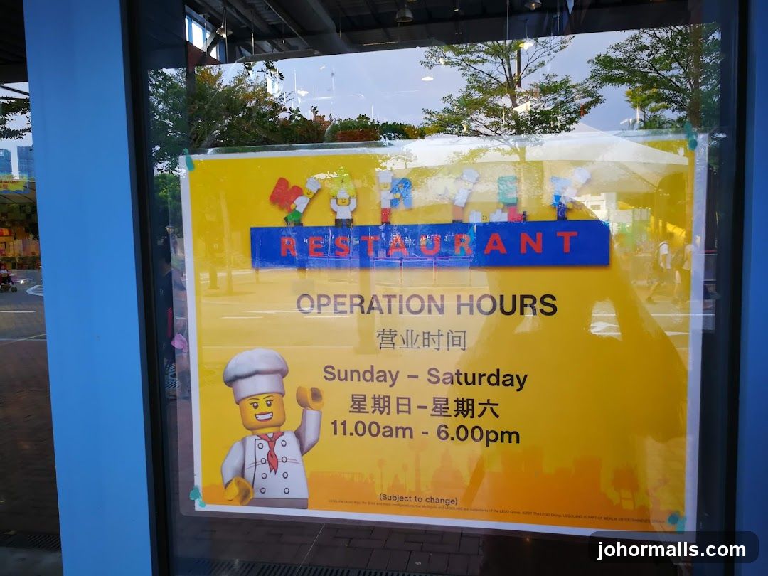 Restaurant Operation Hours Sign