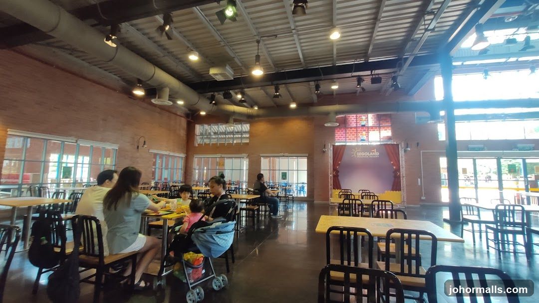 Restaurant Interior with Families