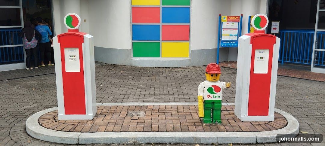 Lego Gas Station Display