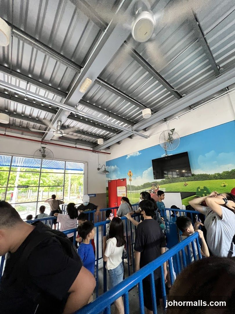 Queue for an attraction