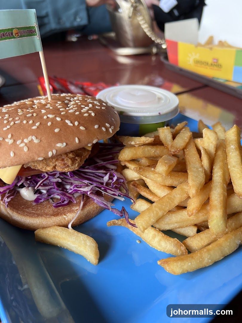 Burger and Fries