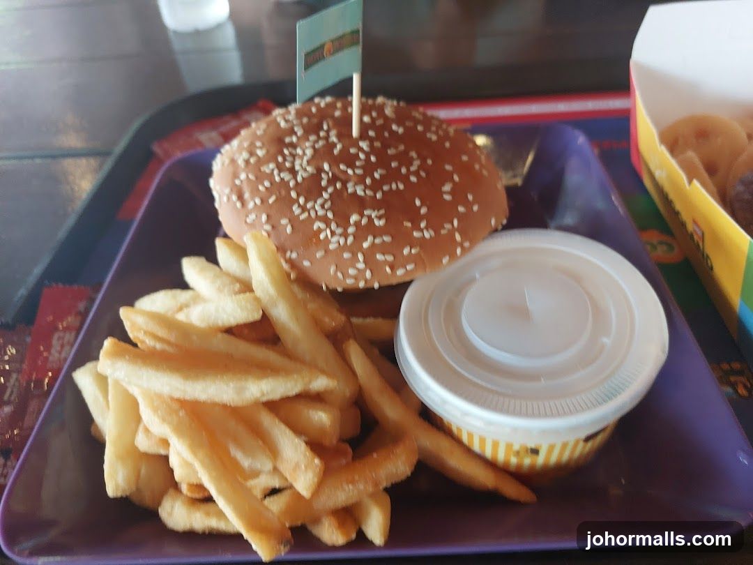 Burger and Fries