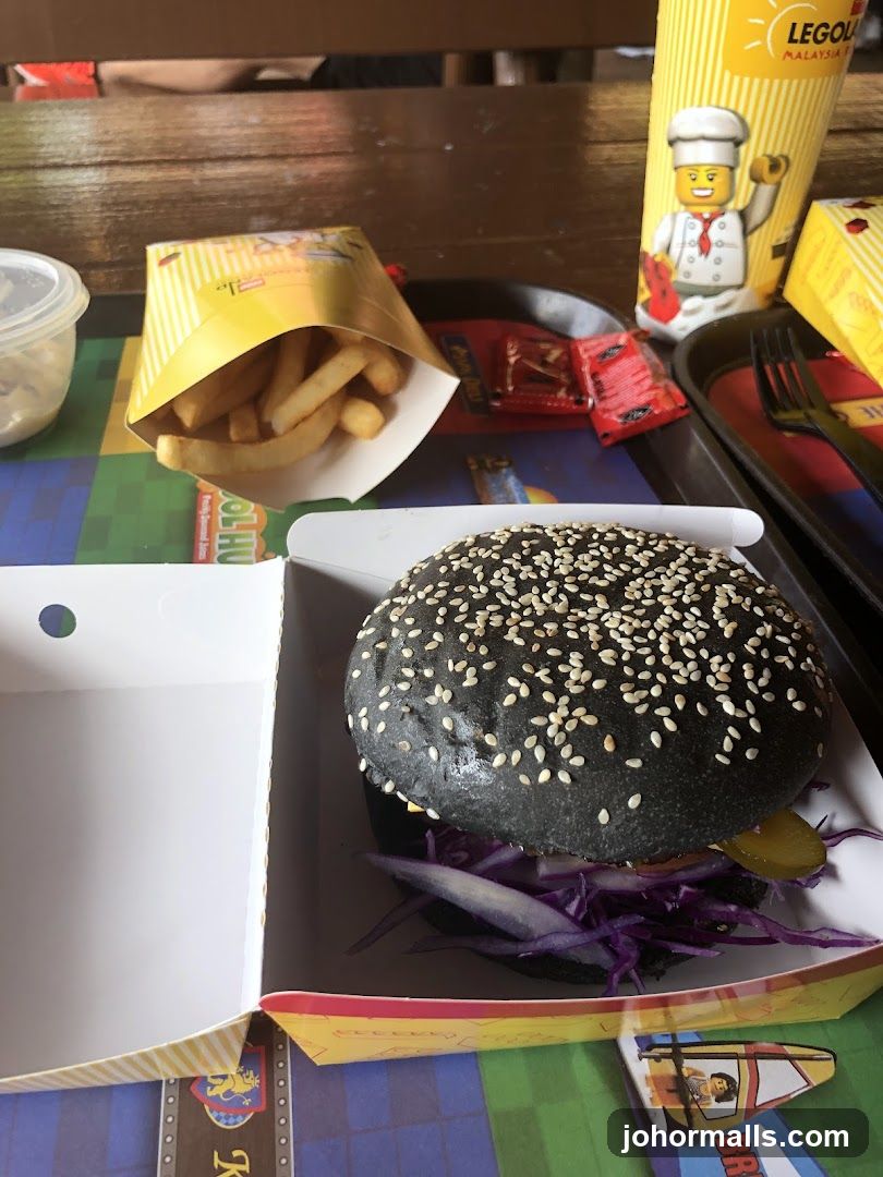 Burger and Fries Meal