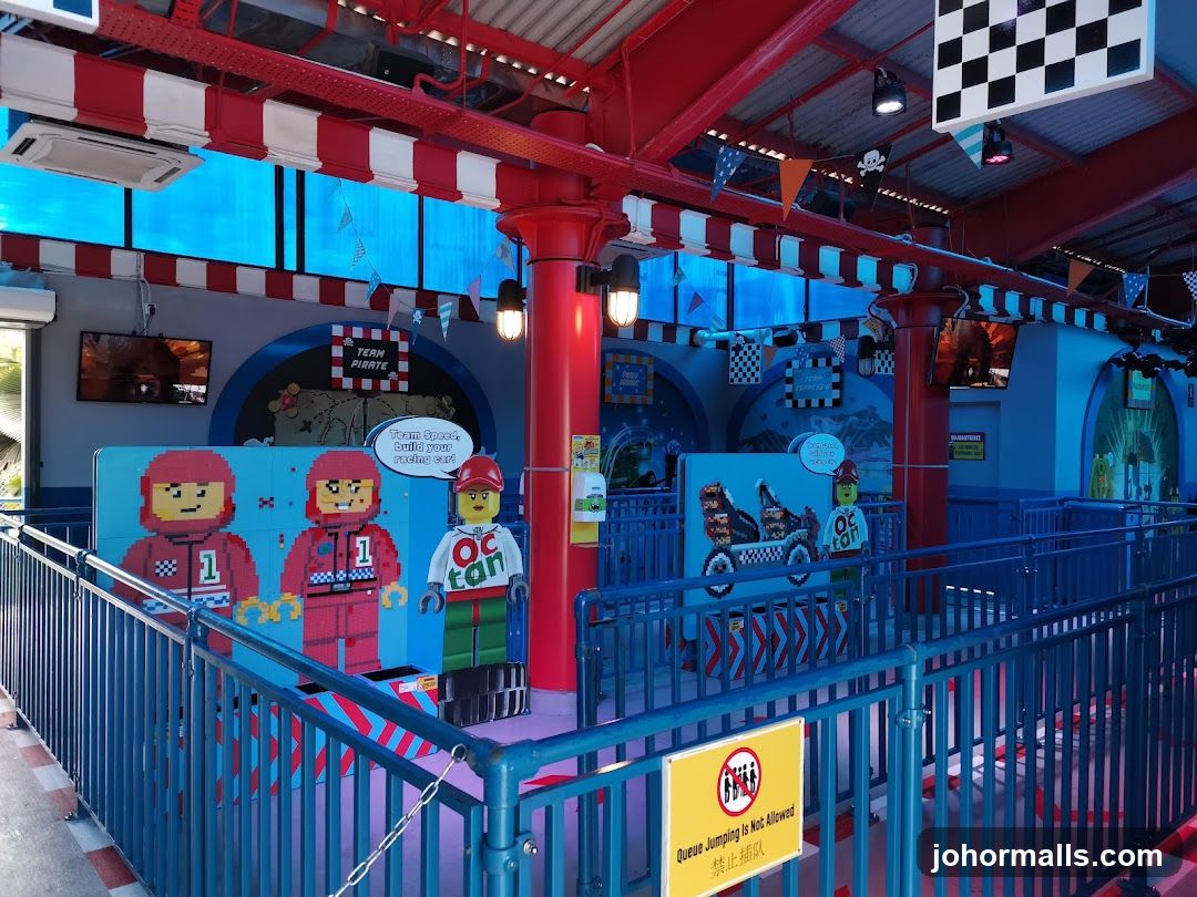 Lego Themed Queue Area