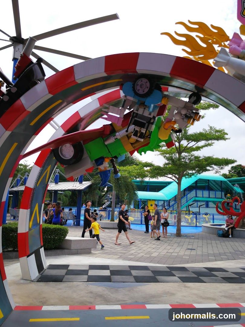 Lego-themed amusement park ride