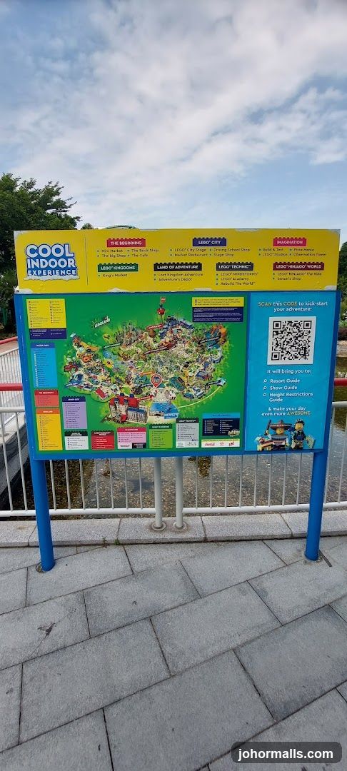 Legoland Map and Information Board