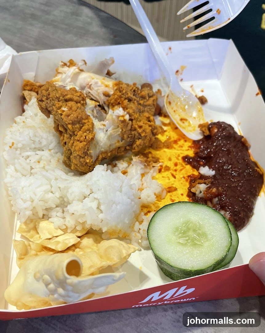 Fried Chicken Rice Meal