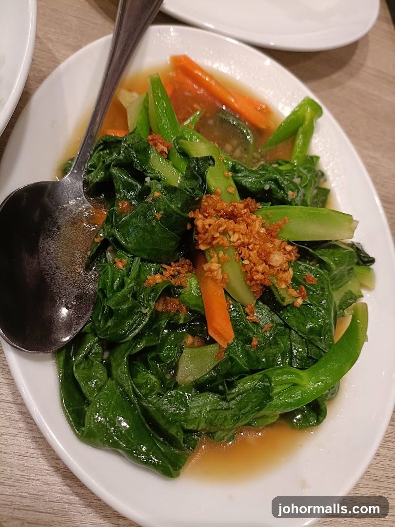 Stir-fried Greens with Carrots