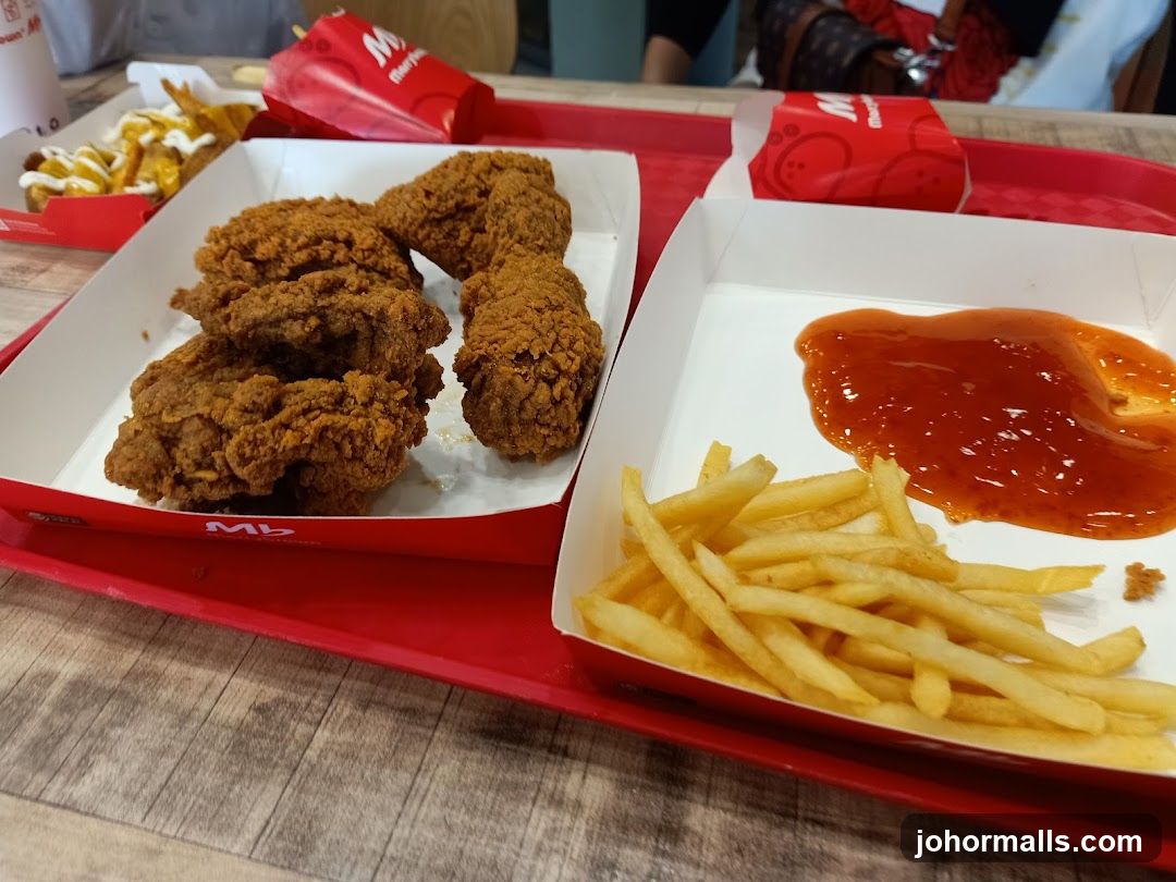 Fried Chicken and Fries
