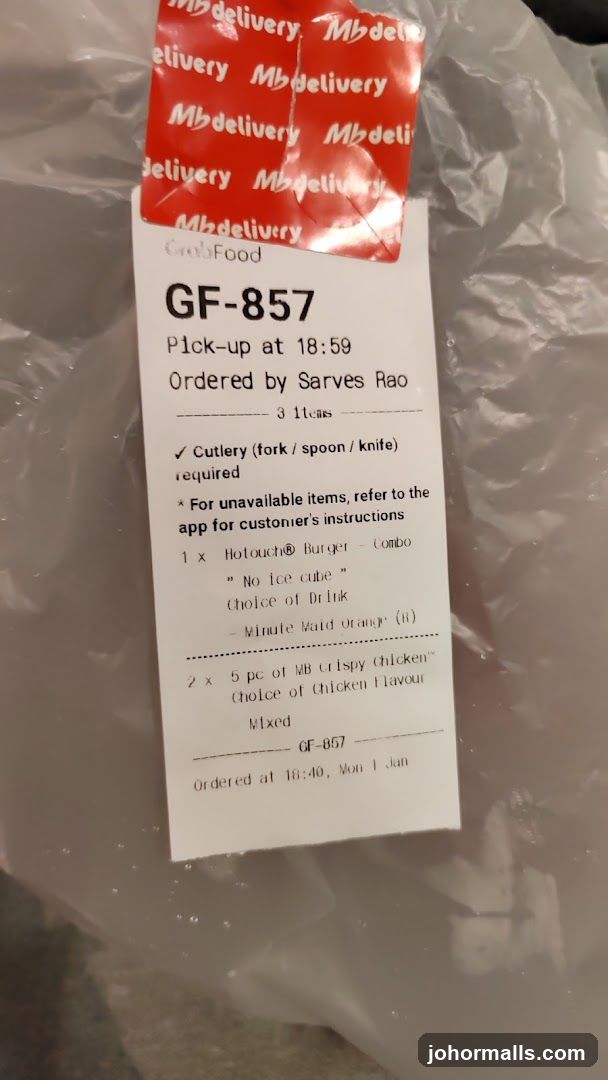 Delivery Order Slip