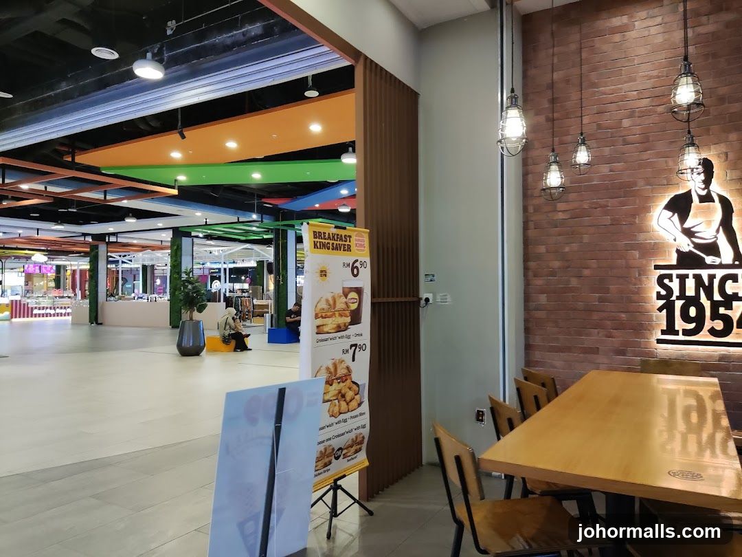 Restaurant Interior with Menu Board