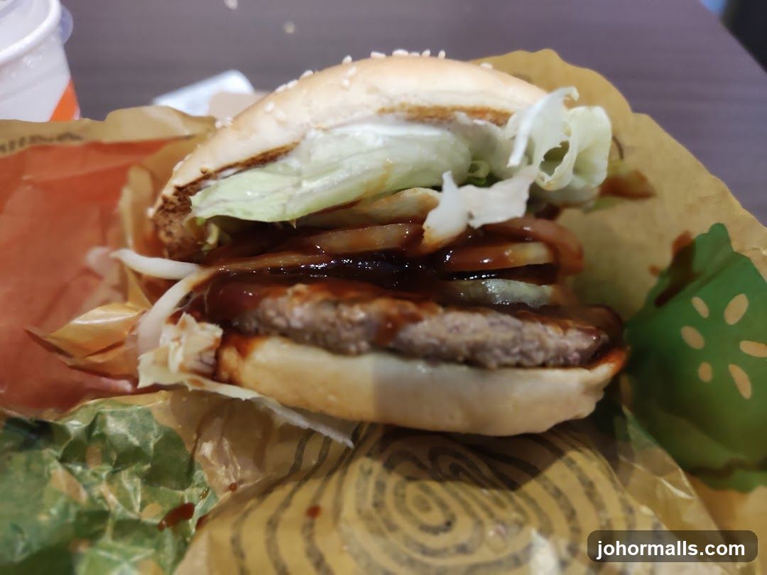 Burger with Lettuce and Sauce