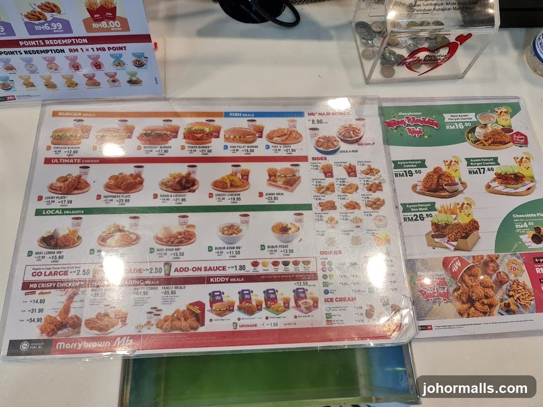 Marrybrown Menu