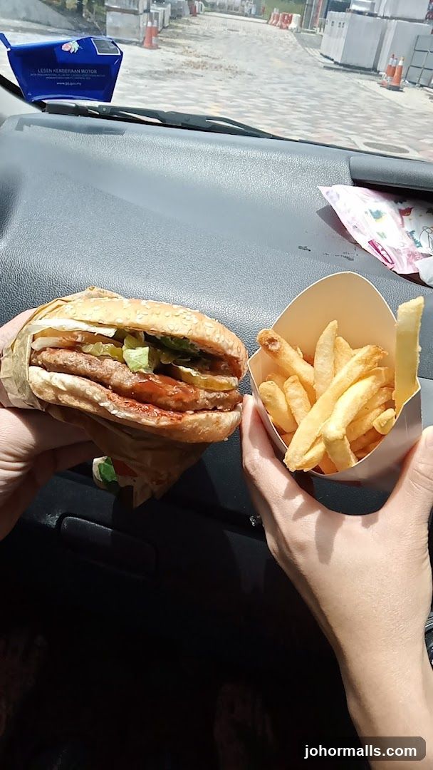 Burger and Fries