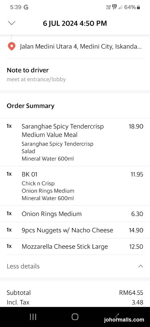 Order Summary