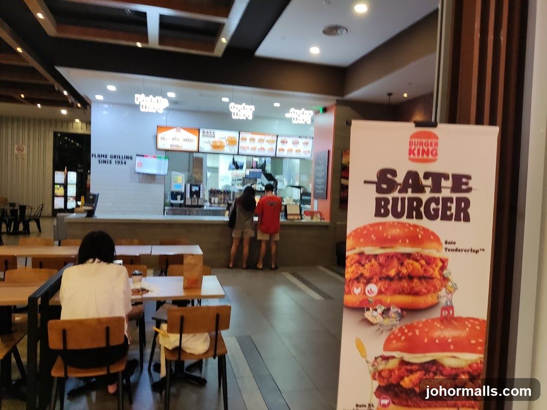 Burger King Sate Burger Advertisement