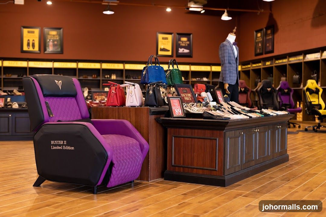 Store Display with Chairs and Handbags