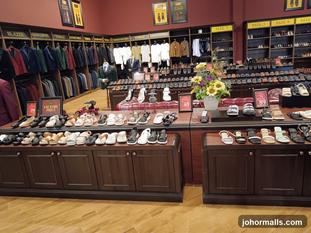 Shoe and Apparel Store Display