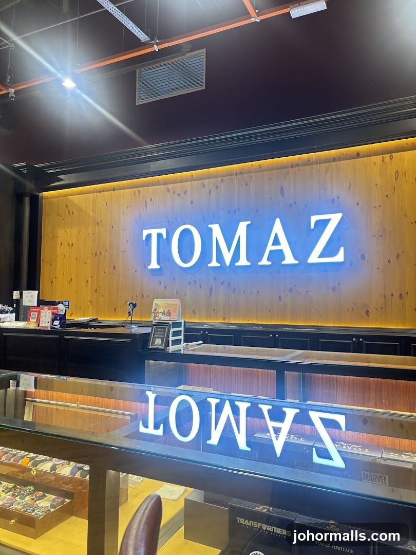 Store Interior with Neon Sign