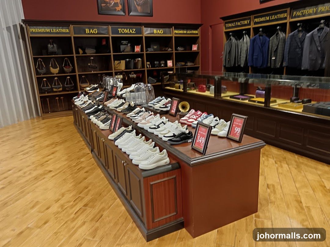 Shoe and Bag Store Display