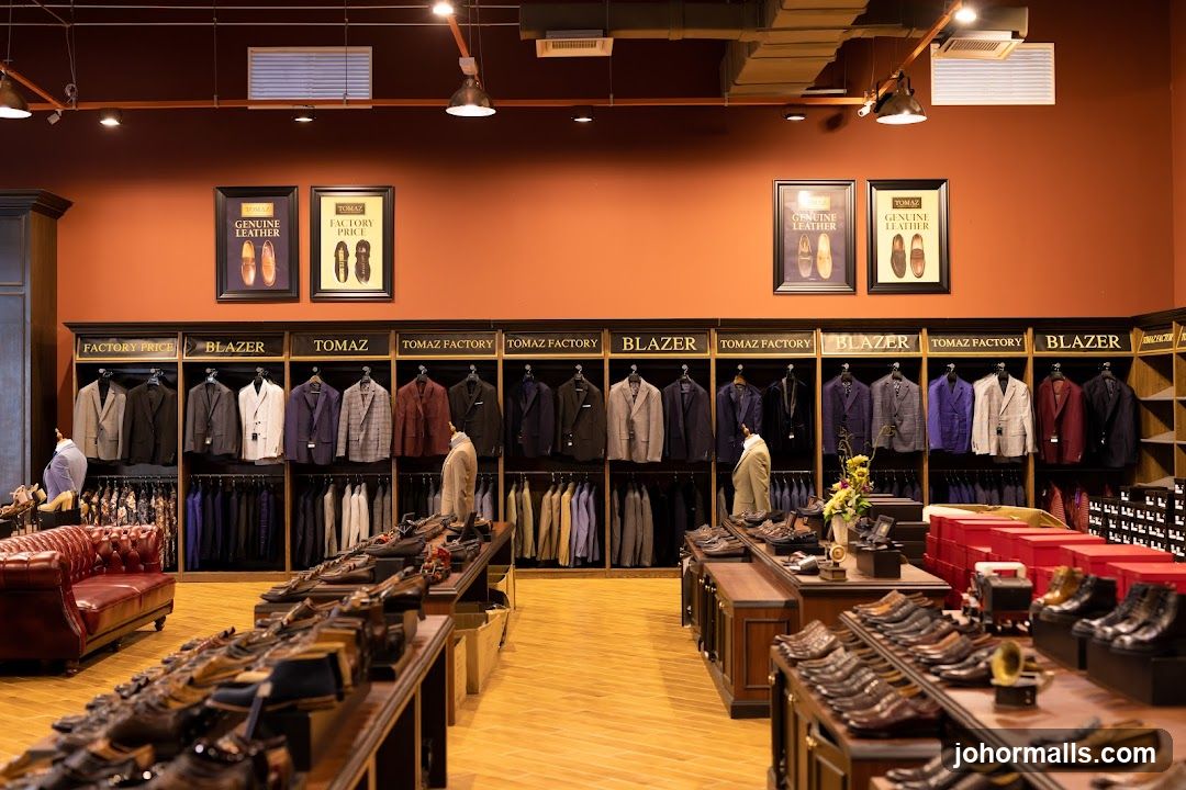 Men's Clothing and Shoe Store Interior