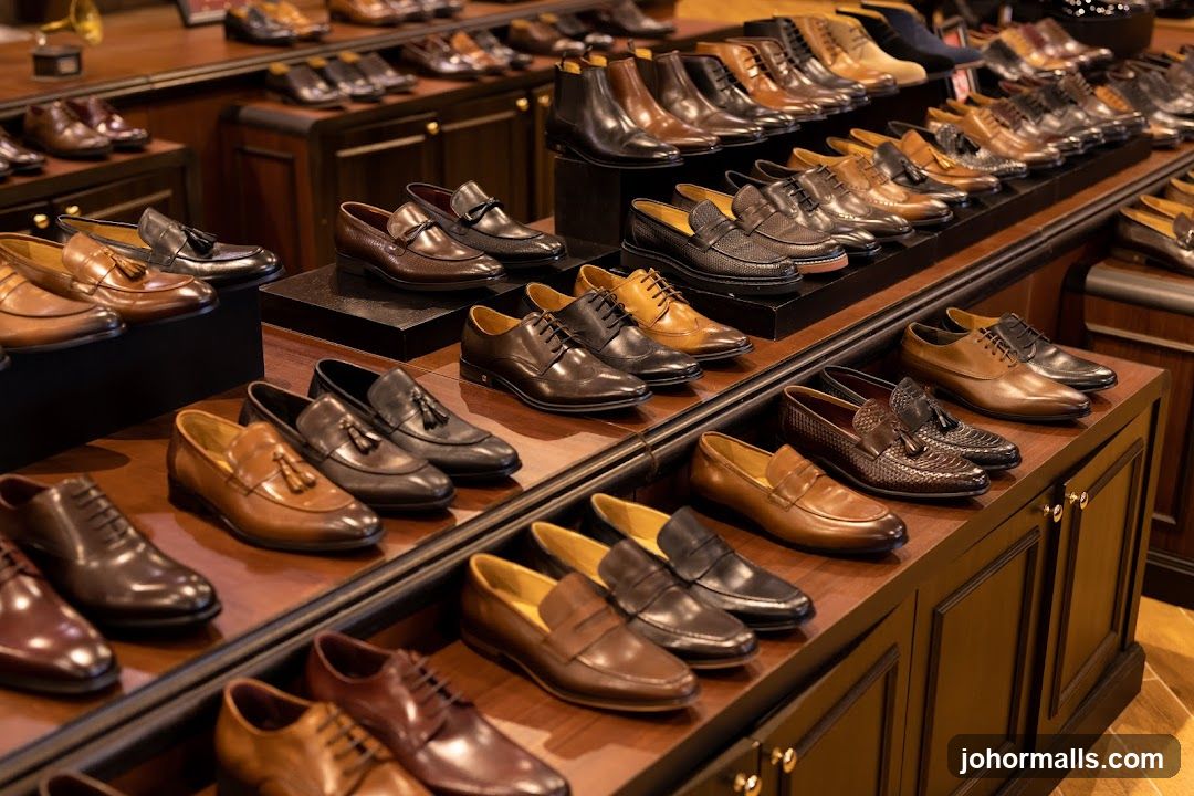 Men's Dress Shoes Display