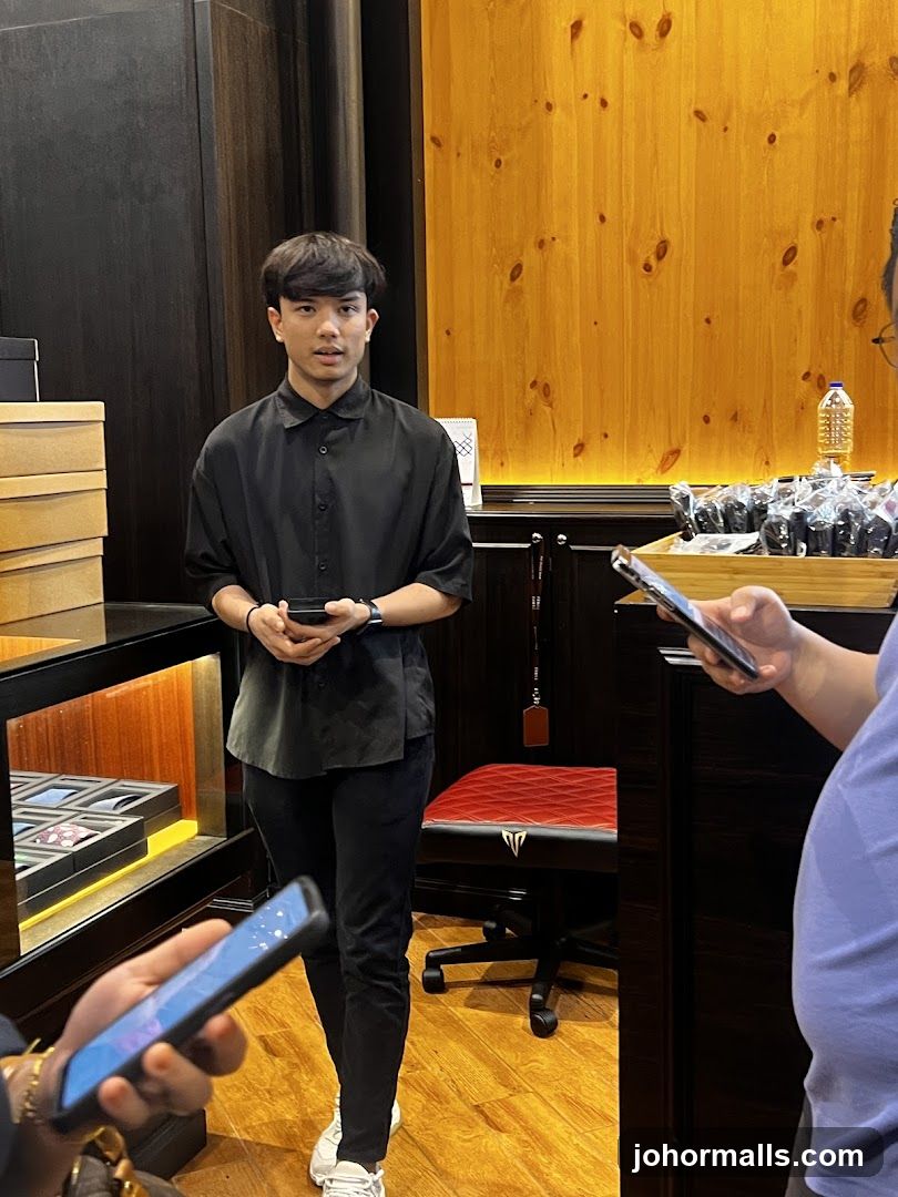 Man in Black Shirt in Store