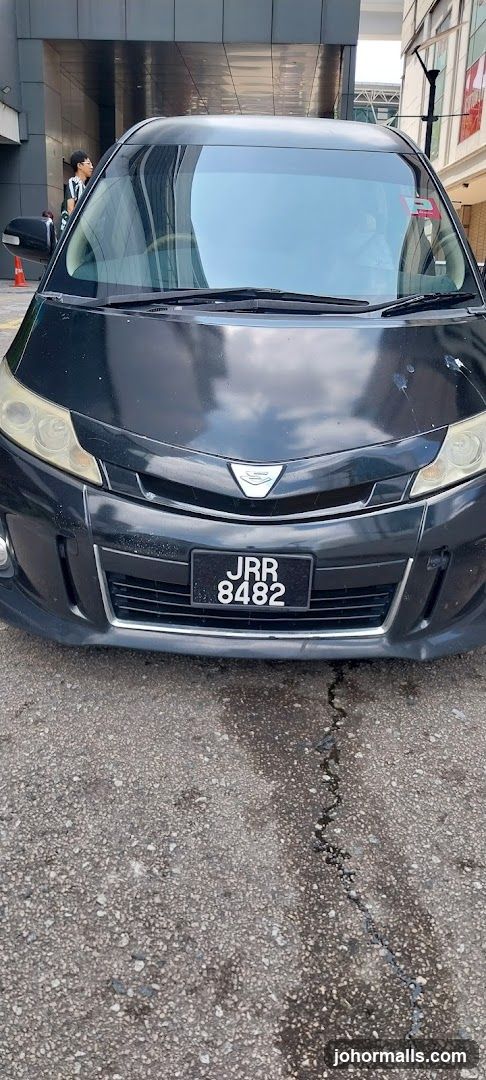 Black Car with License Plate JRR 8482