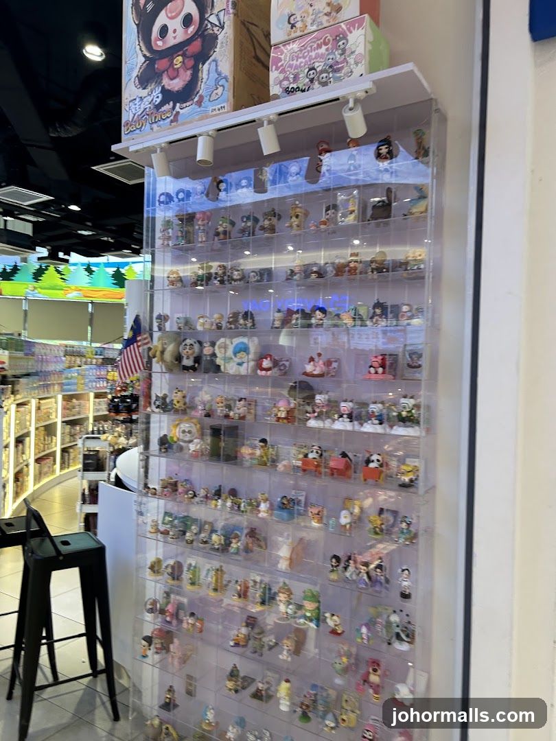 Display of Collectible Figurines