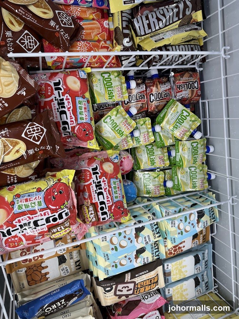 Frozen Desserts in a Freezer