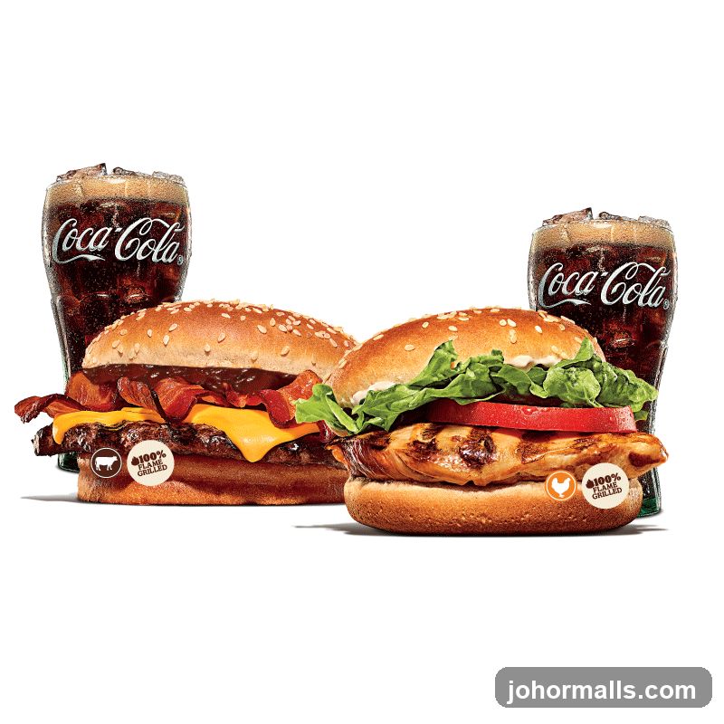 Burgers and Coca-Cola