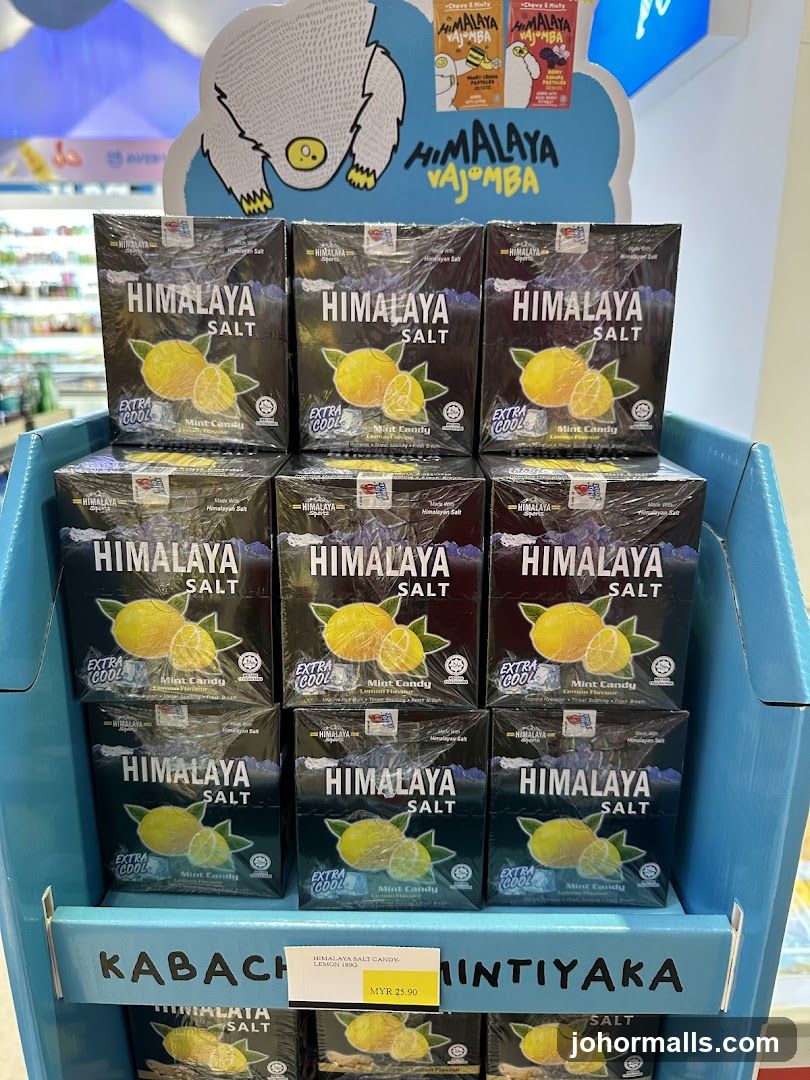 Himalaya Salt Candy Display