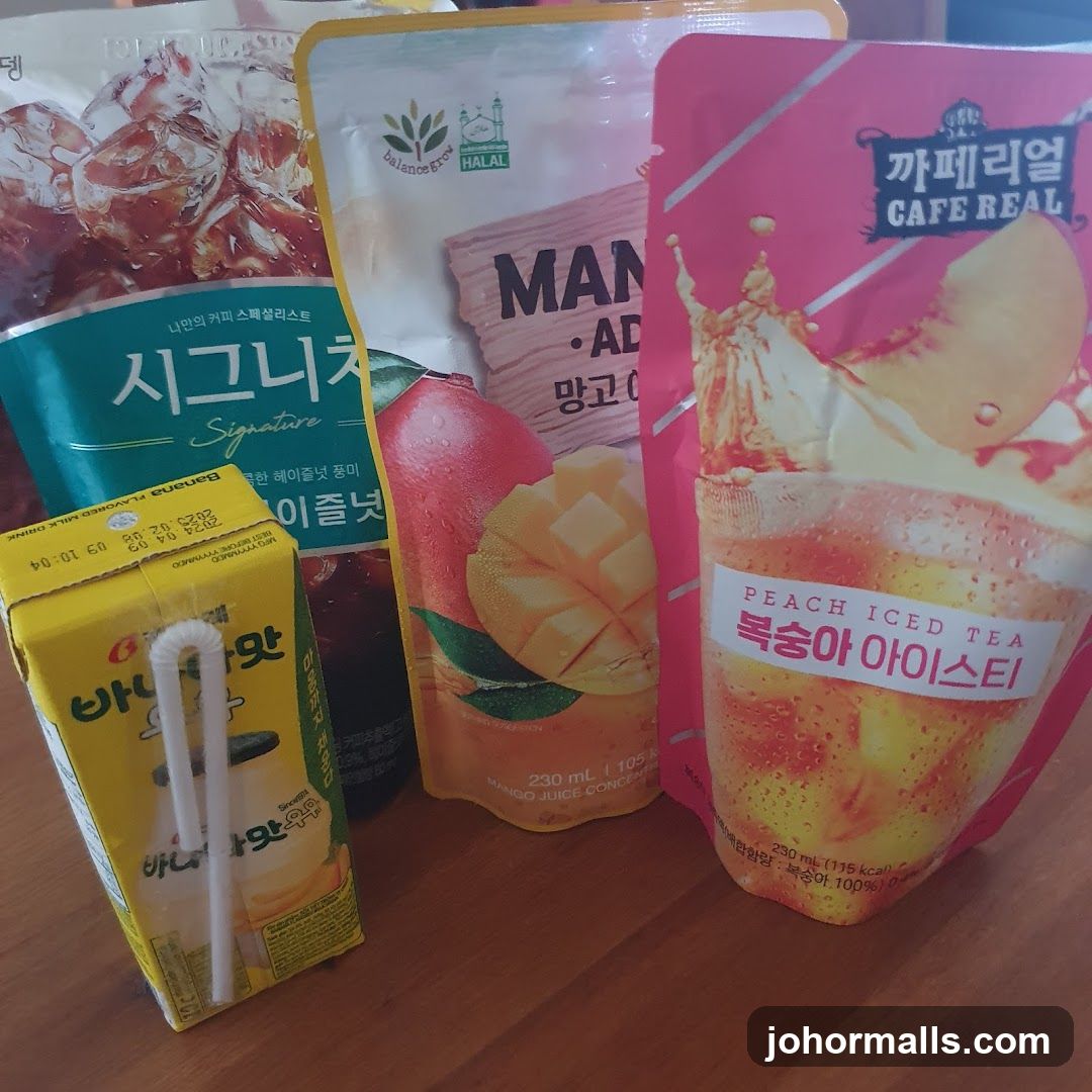 Assorted Beverage Pouches