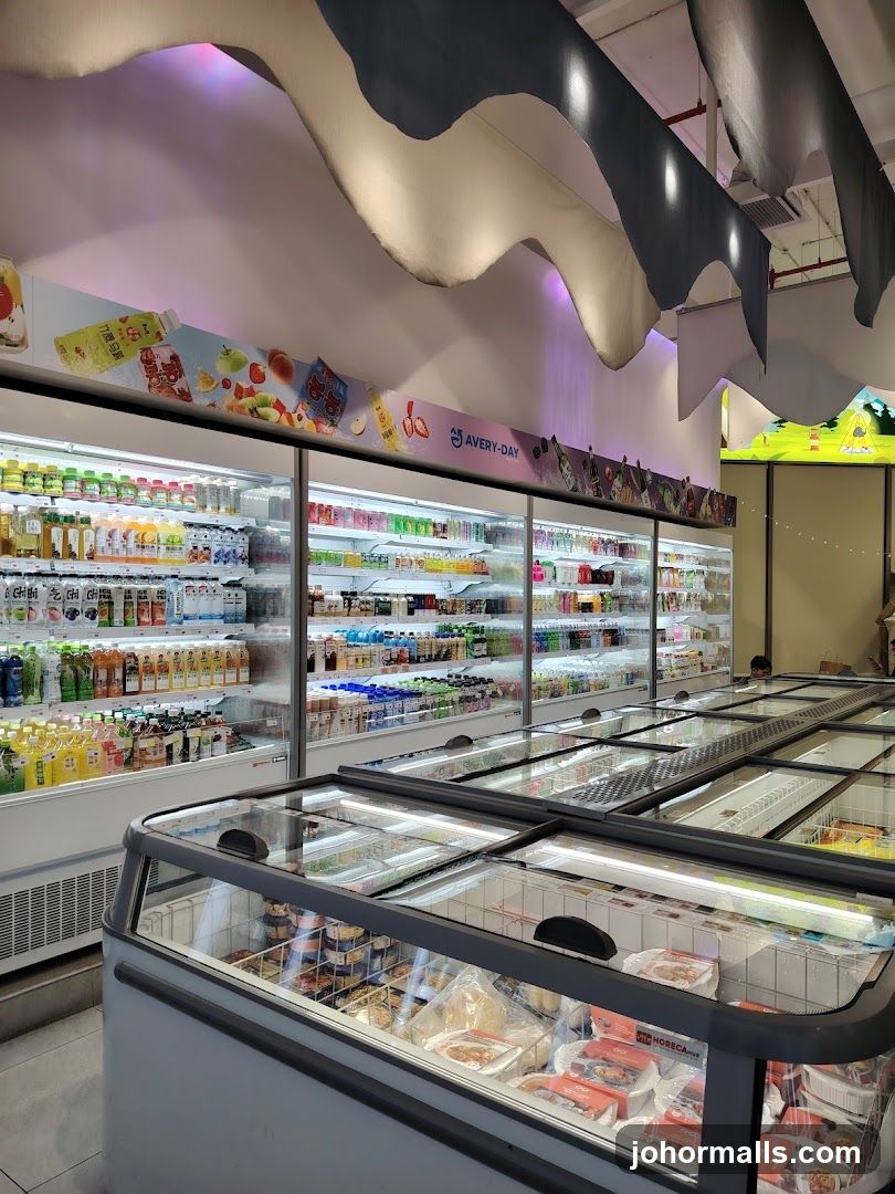 Refrigerated Display Cases in a Store