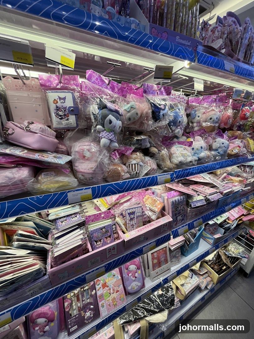 Sanrio Merchandise Display