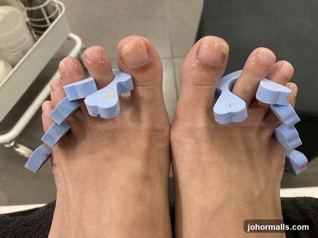 Pedicure Preparation