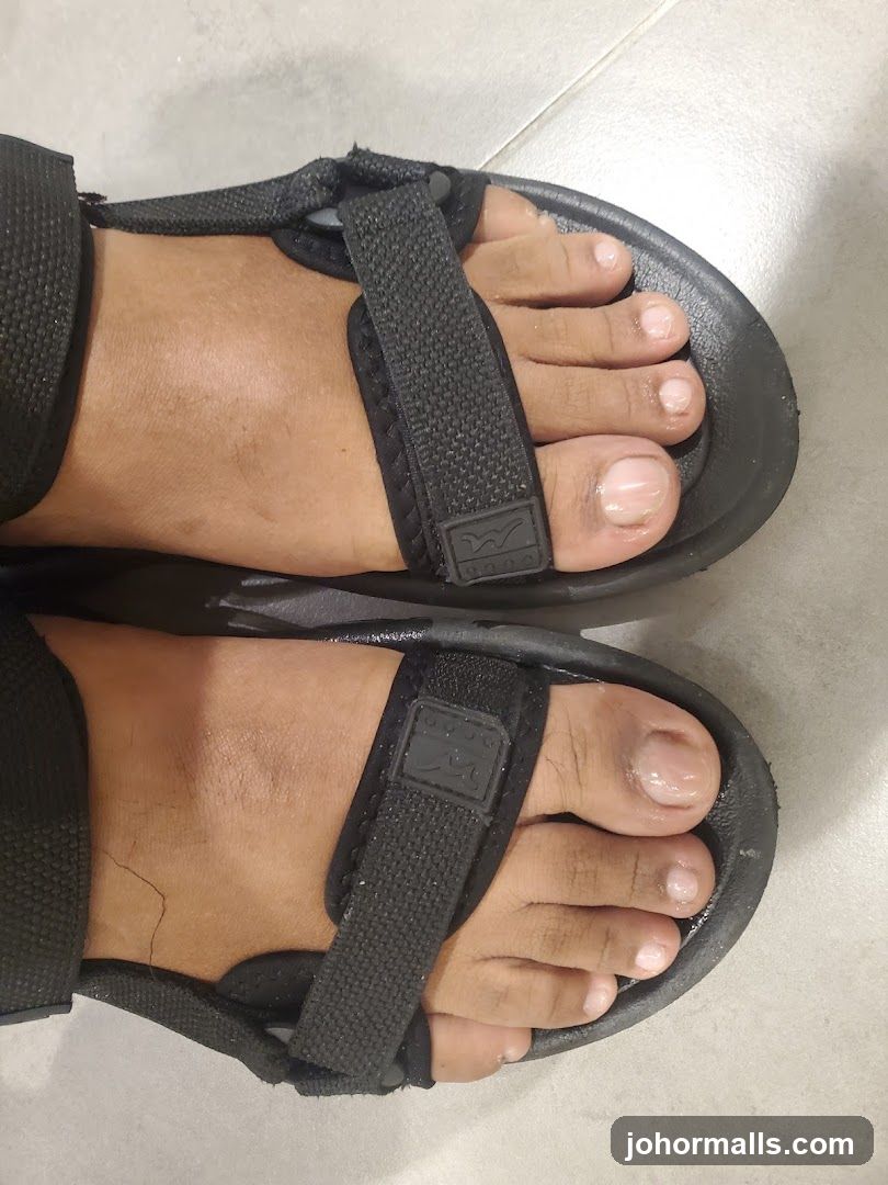 Feet in Sandals
