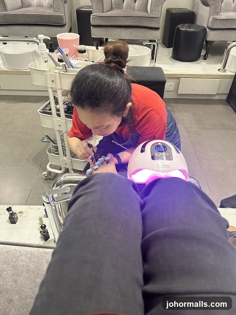 Pedicure service