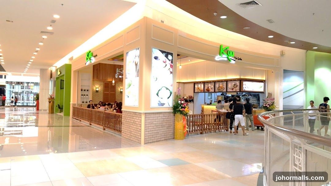 Restaurant interior with customers