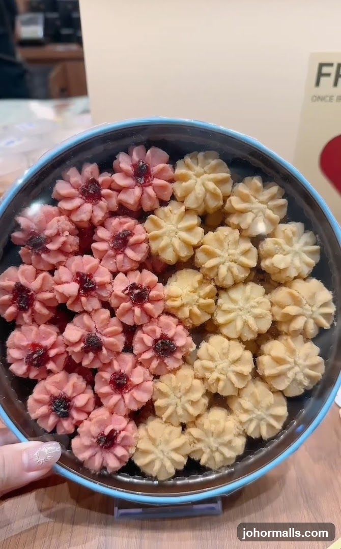 Assortment of Flower-Shaped Cookies