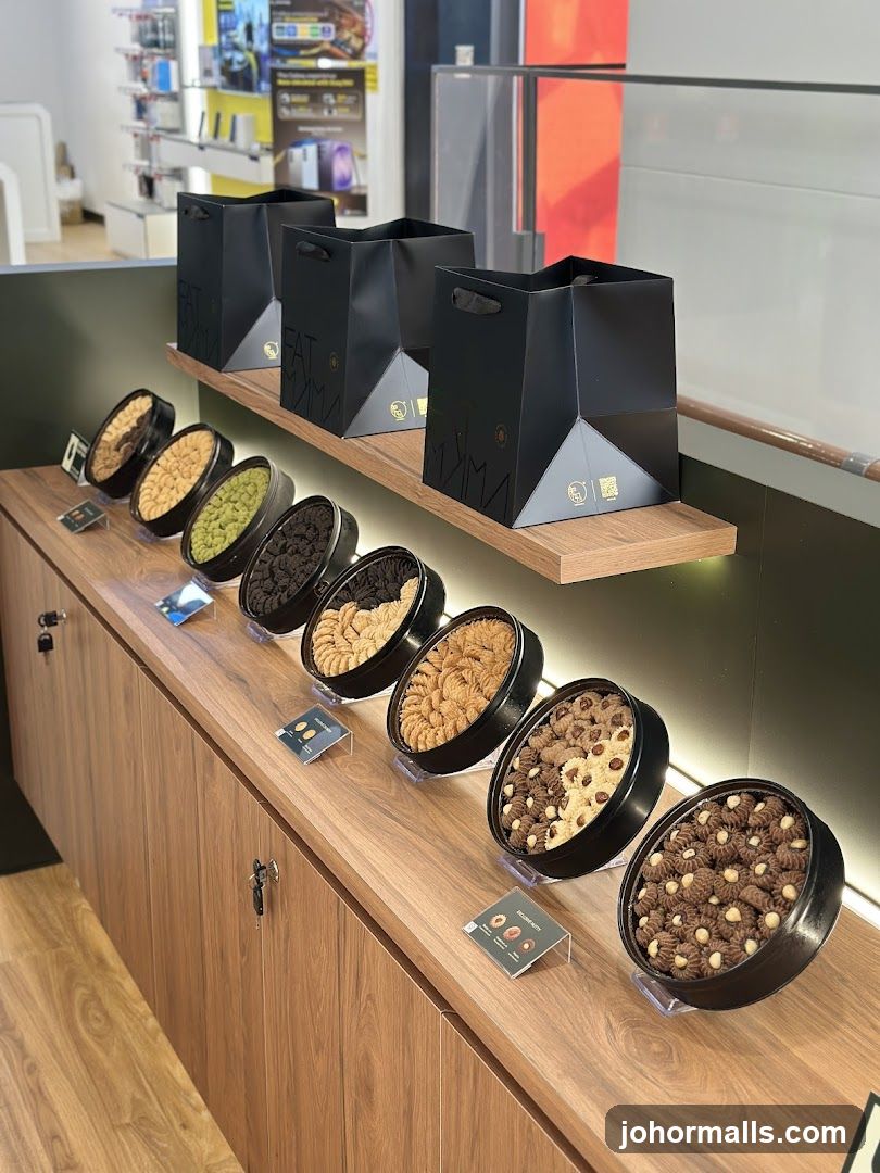 Cookies on display