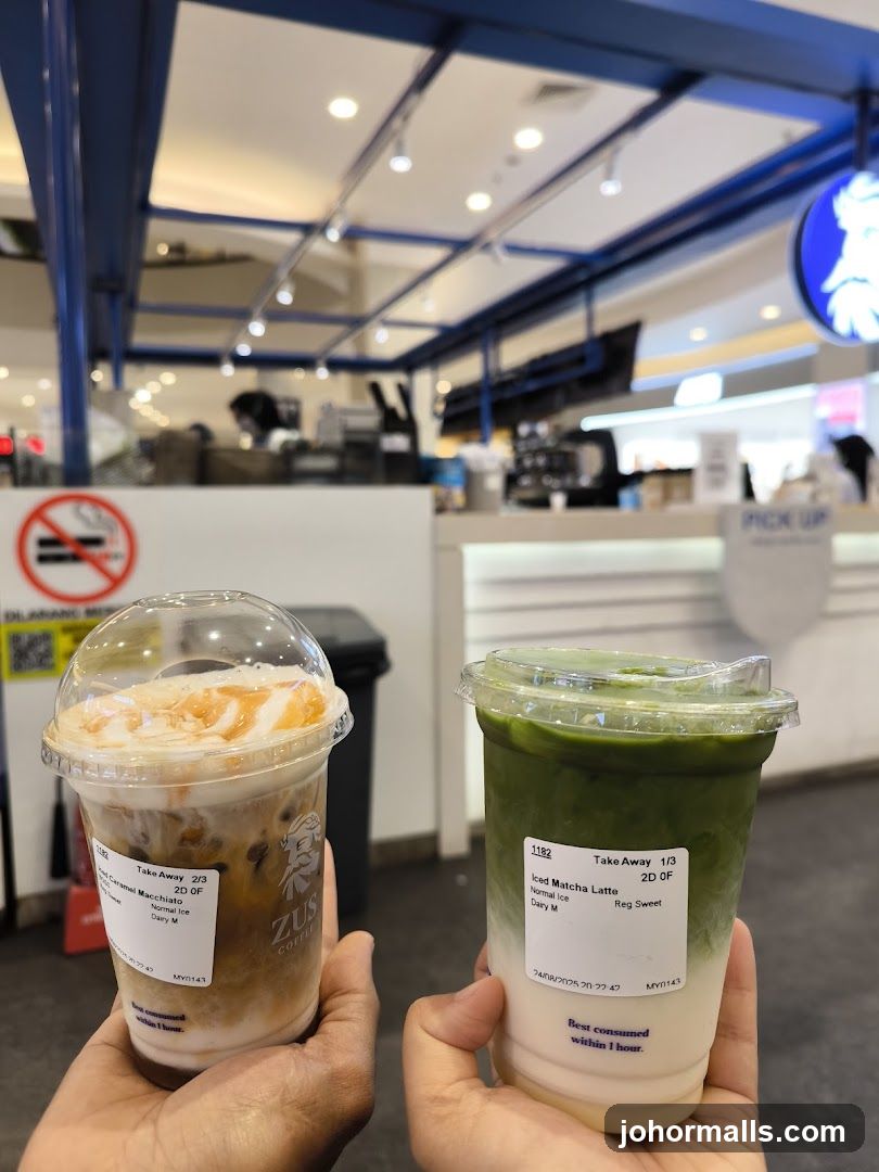 Two Iced Drinks