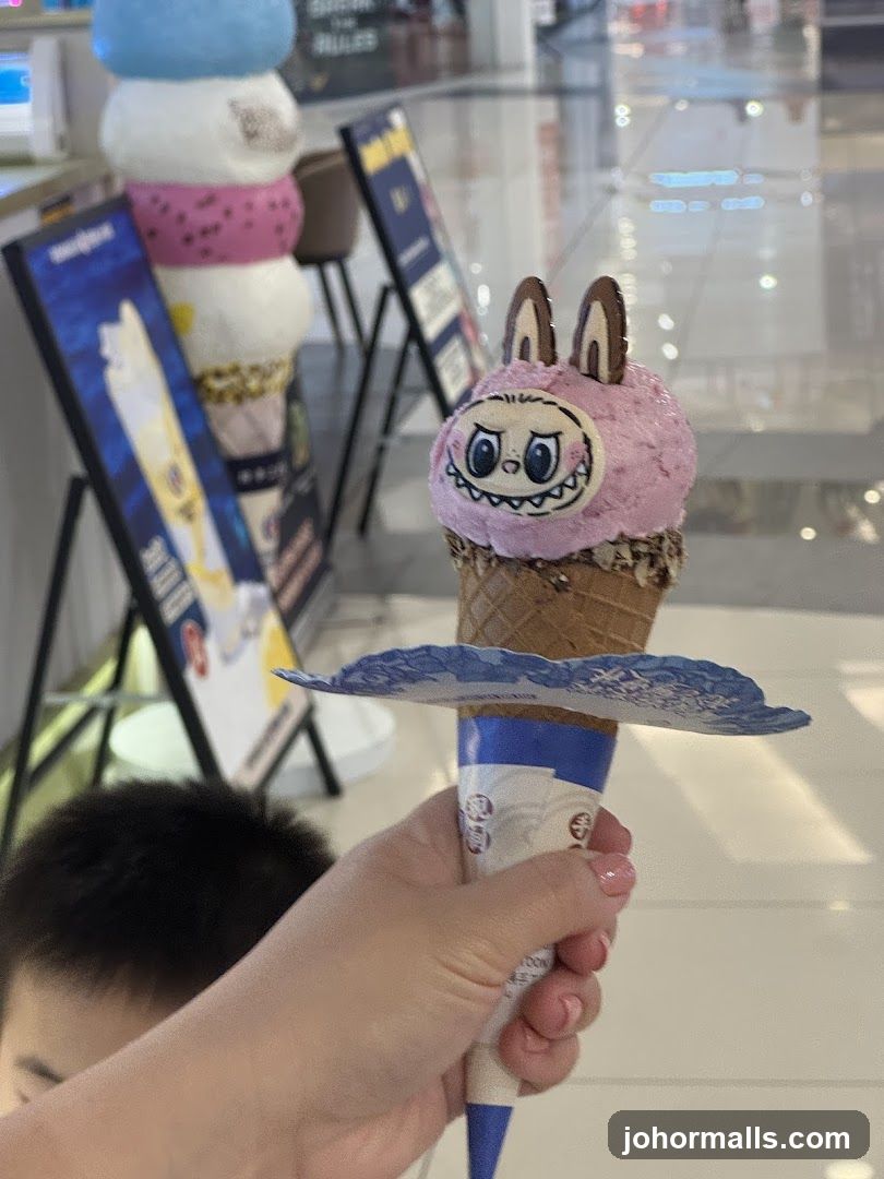 Ice Cream Cone with Character Decoration