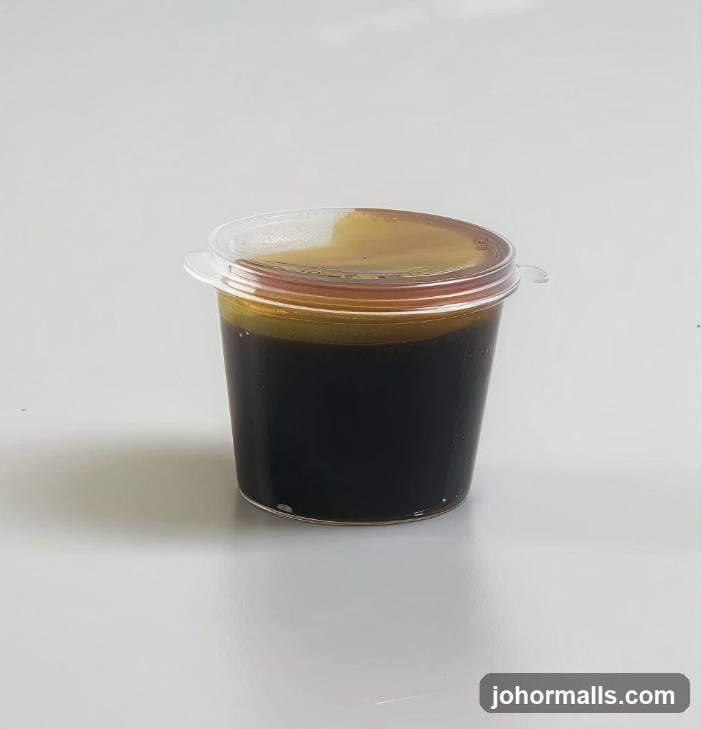 Coffee in a clear plastic cup