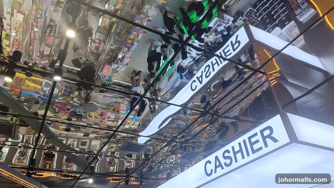 Reflective Ceiling in a Store