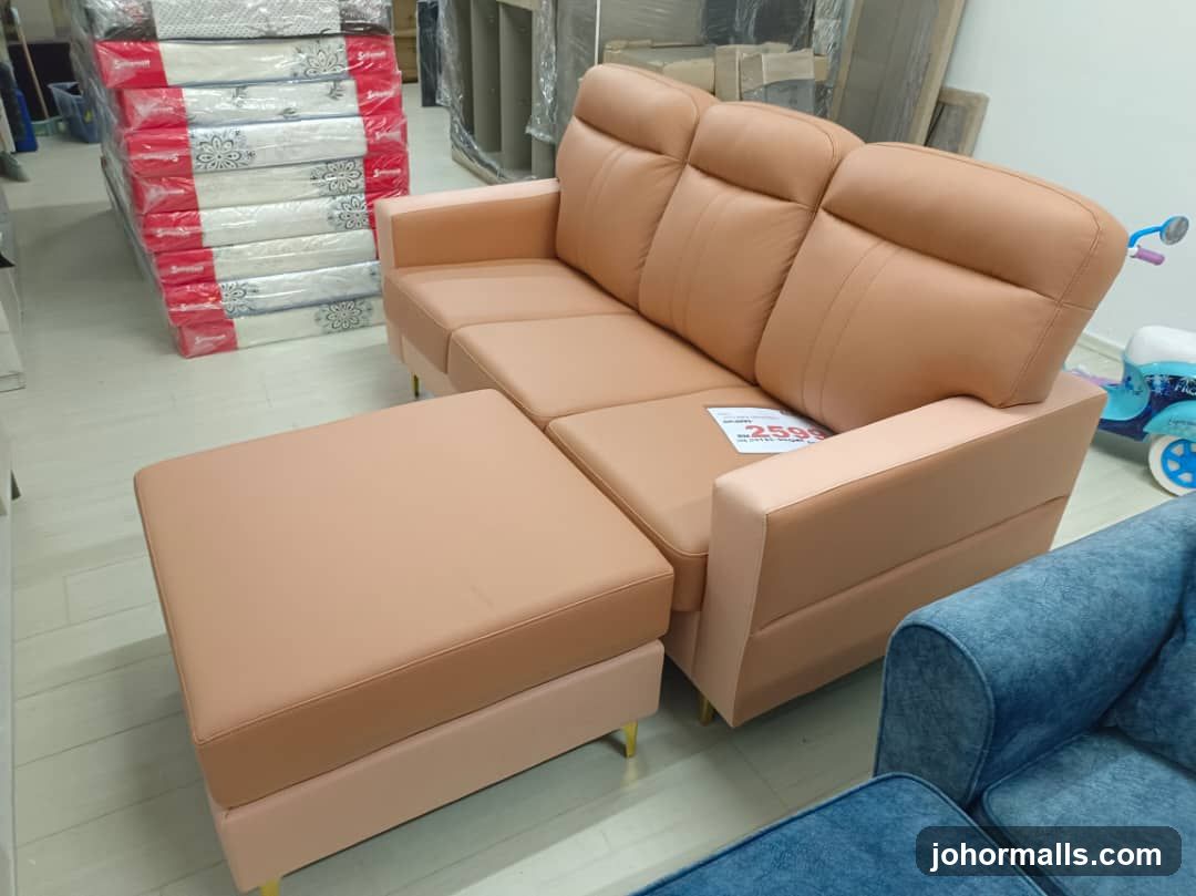 Sofa and Ottoman Set