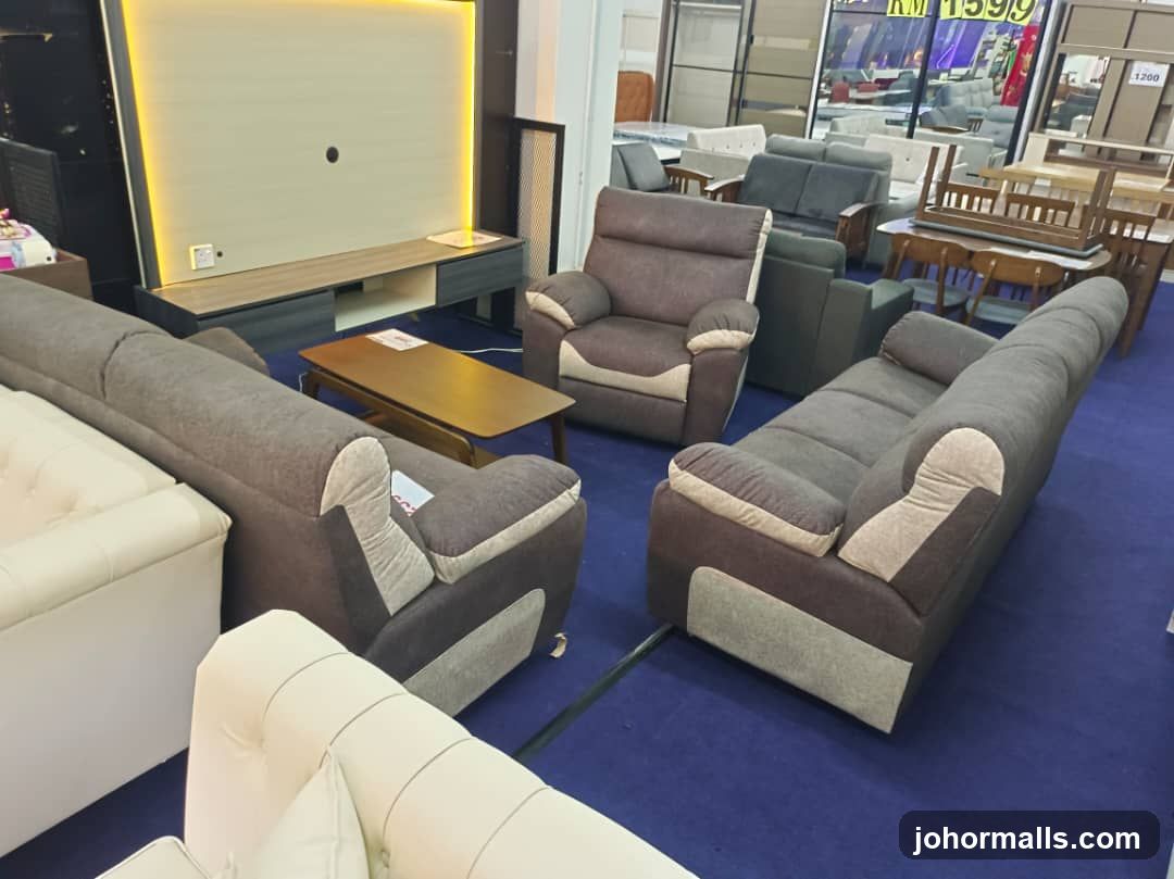 Living Room Furniture Display